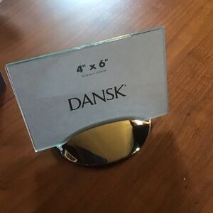 Beautiful Dansk Otero 4x6 photo frame new